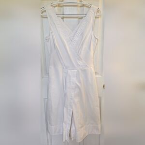 Lauren Ralph Lauren size 8 white jumpsuit dress